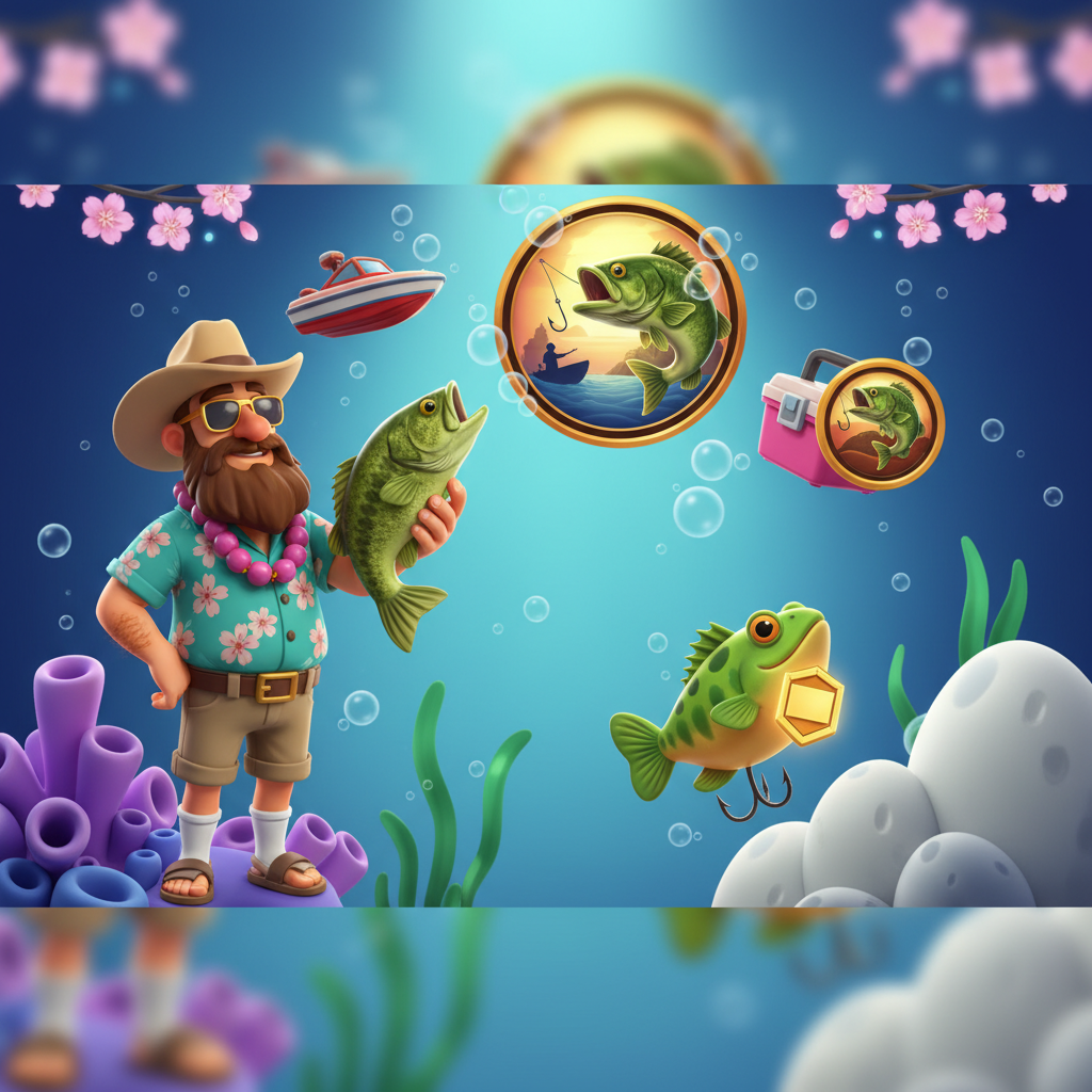 Bigger Bass Splash slot με ψαρά, bass ψάρια, σκάτερ σύμβολα και υποβρύχιο θέμα αλιείας